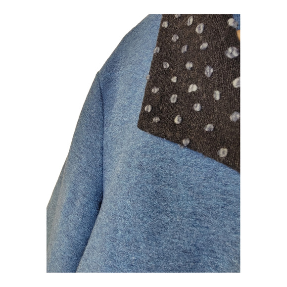 TIB Design Womens Cardigan Sweater Wool Blend Long Sleeve Blue Size L - Picture 9 of 12